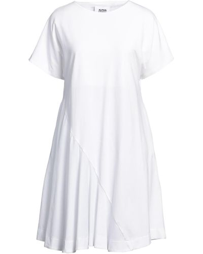 Alpha Studio Mini Dress - White
