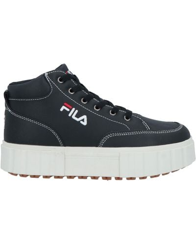 Fila high tops womens black online