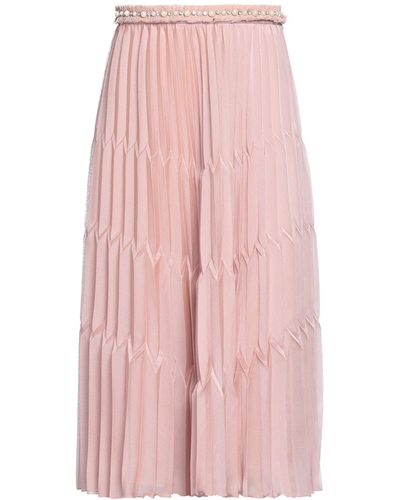 Elisabetta Franchi Midi Skirt - Pink