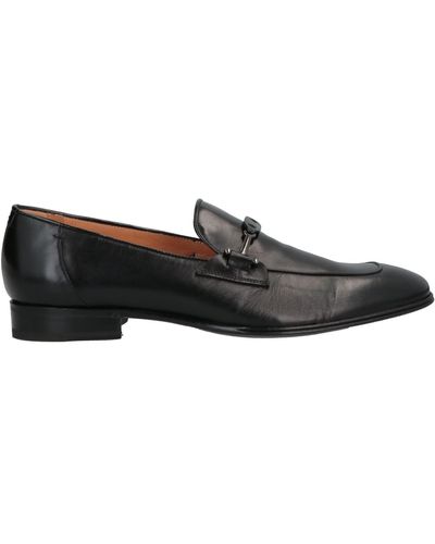 Black Lidfort Slip-on shoes for Men | Lyst