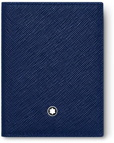 Montblanc Document Holder Soft Leather - Blue