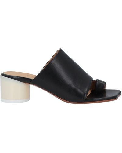 MM6 by Maison Martin Margiela Thong Sandal - Black