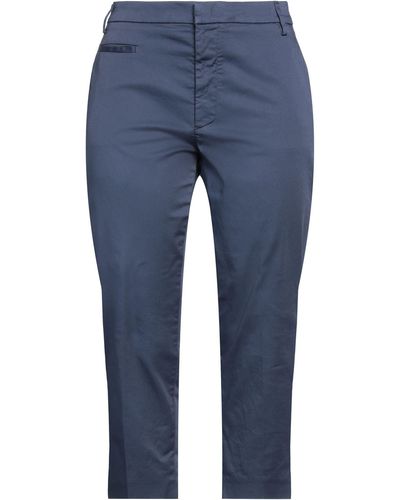 Dondup Cropped Trousers - Blue