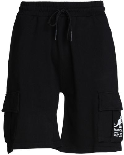 Kangol Shorts & Bermuda Shorts - Black