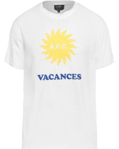 A.P.C. Camiseta - Blanco