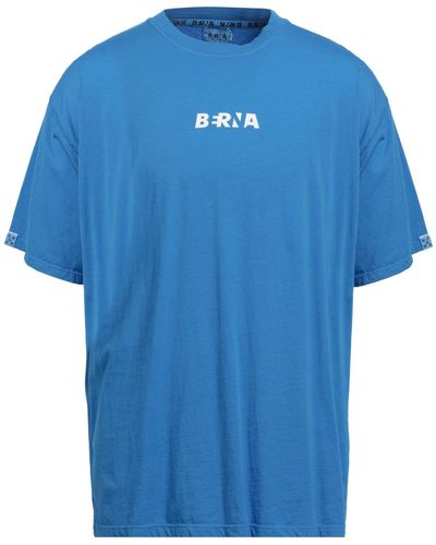 Berna Azure T-Shirt Organic Cotton - Blue
