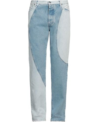 Off-White c/o Virgil Abloh Pantalon en jean - Bleu