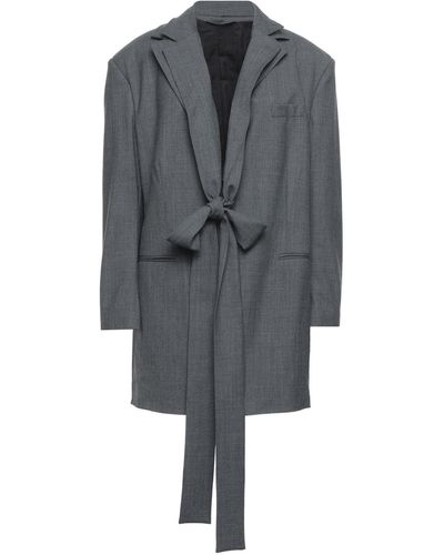 Unravel Project Overcoat & Trench Coat - Grey