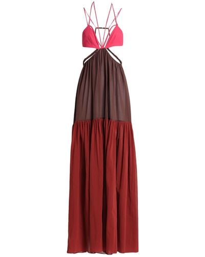 Nensi Dojaka Maxi Dress - Red