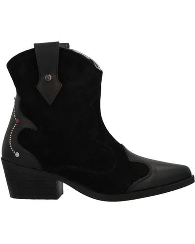 Manila Grace Ankle Boots - Black