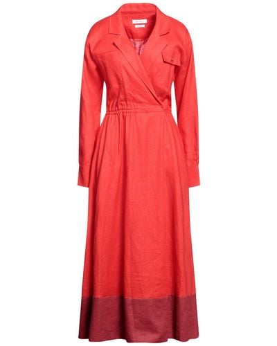 Saks Potts Long Dress - Red
