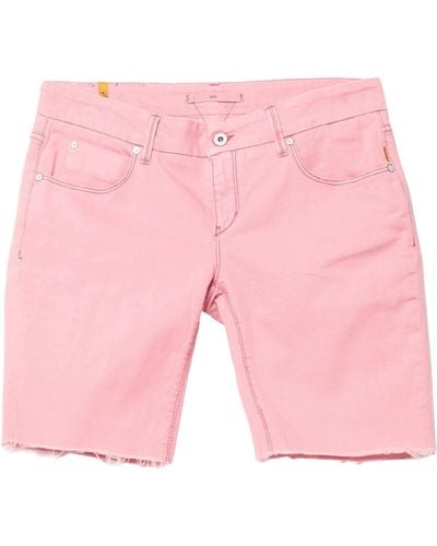 Meltin' Pot Denim Shorts - Pink