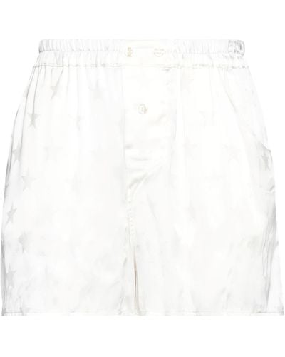 Laneus Shorts & Bermuda Shorts Viscose - White