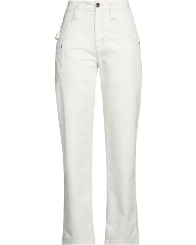 Brunello Cucinelli Pantaloni Jeans - Bianco
