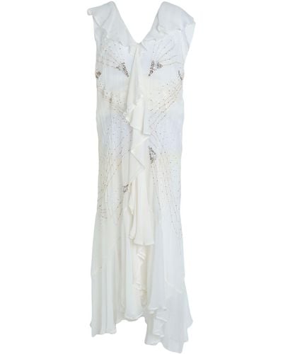 Mes Demoiselles Midi-Kleid - Weiß