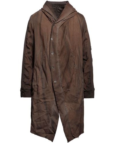 Masnada Overcoat & Trench Coat - Brown