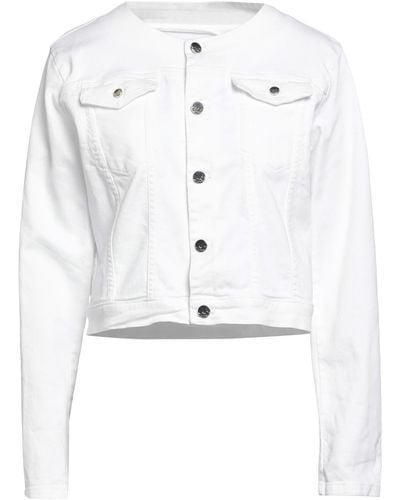Kaos Manteau en jean - Blanc