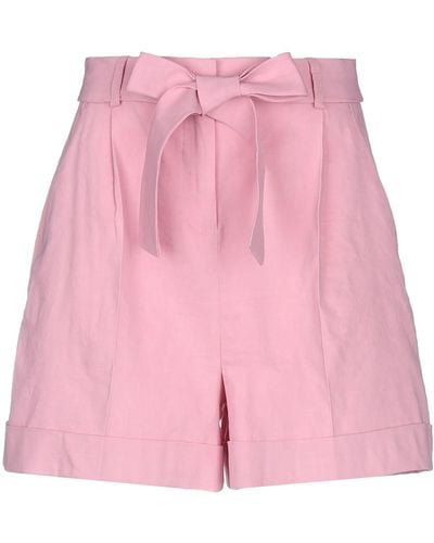 Pinko Shorts & Bermuda Shorts Linen, Viscose, Elastane - Pink
