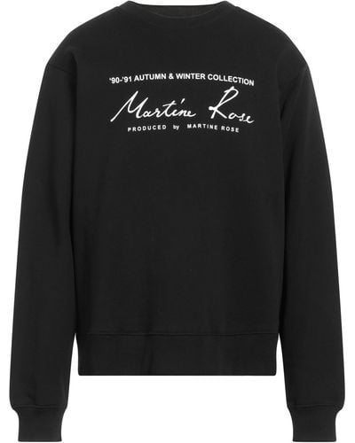 Martine Rose Sweatshirt Cotton - Black