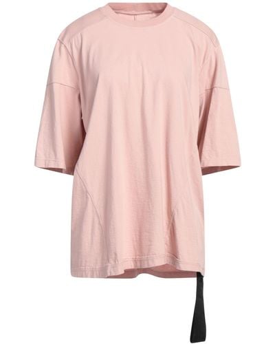 Rick Owens Pastel T-Shirt Cotton - Pink
