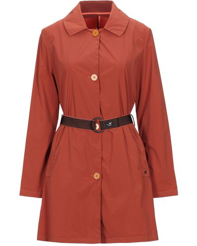 Mason's Overcoat & Trench Coat - Red