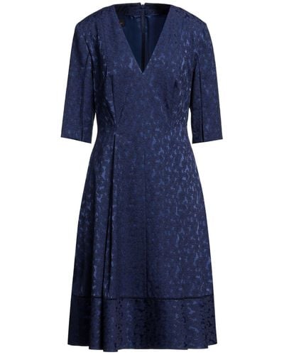 Talbot Runhof Midi-Kleid - Blau