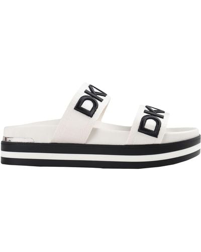  DKNY Sandalias planas Halcott para mujer : Ropa, Zapatos y  Joyería