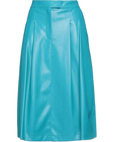 Semicouture Midi Skirt - Blue