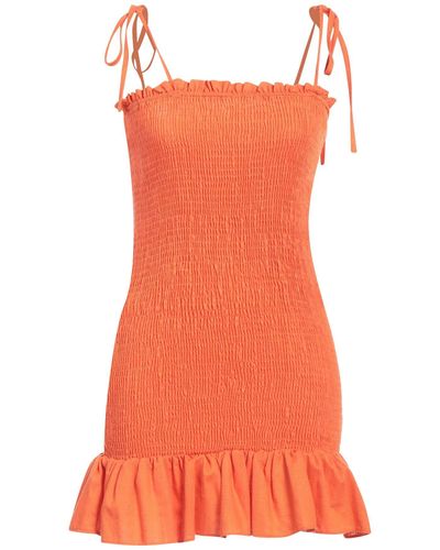 Glamorous Short Dress - Orange