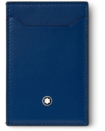 Montblanc Meisterstück Pocket 3Cc -- Document Holder Calfskin - Blue
