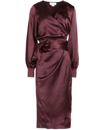 Never Fully Dressed Midi Dress - Purple