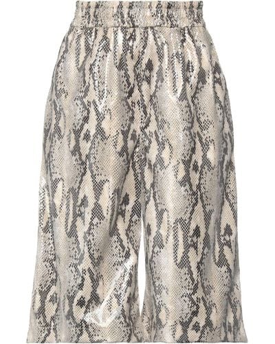 MSGM Cropped Trousers - Grey