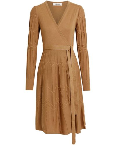 Diane von Furstenberg Mini Dress - Brown