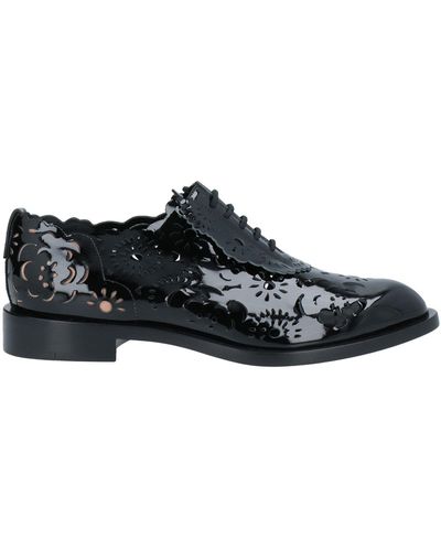 Roger Vivier Lace-Up Shoes Soft Leather - Black