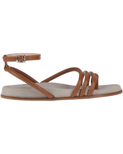 Janet & Janet Toe Post Sandals - Brown