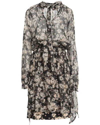 Zamattio Mini Dress Polyester, Elastane - Gray