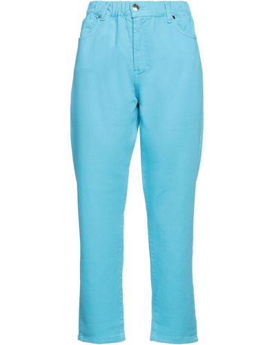 Siste's Azure Pants Cotton, Elastane - Blue