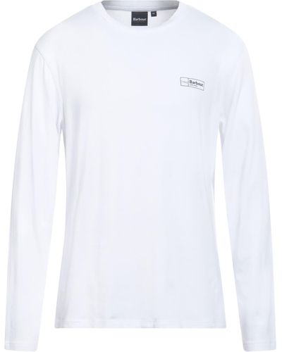 Barbour T-Shirt Viscose, Cotton, Elastane - White