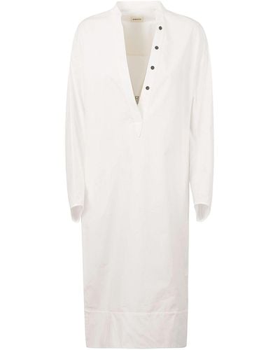 Khaite Midi-Kleid - Weiß