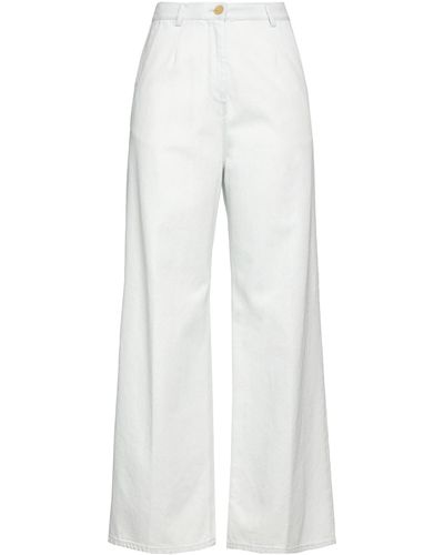 Forte Forte Pantaloni Jeans - Bianco