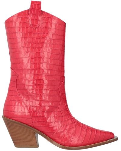 Aldo Castagna Ankle Boots - Red