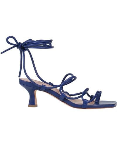 Erika Cavallini Semi Couture Sandales - Bleu