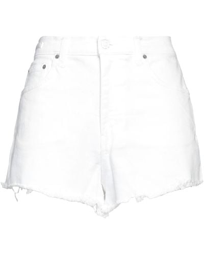 Haikure Denim Shorts - White