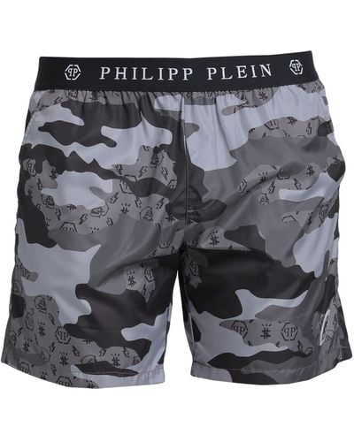 Philipp Plein Swim Trunks - Grey