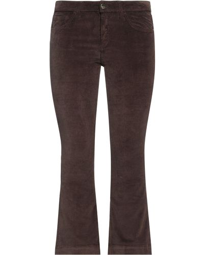 Kaos Dark Trousers Cotton, Elastane - Brown