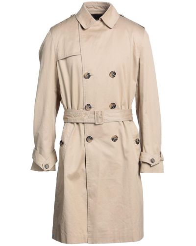 John Richmond Overcoat & Trench Coat - Natural