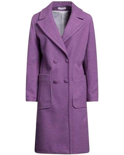 Yes London Coat - Purple