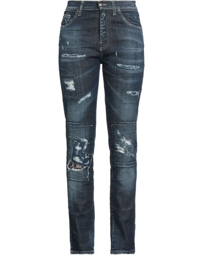 Frankie Morello Pantaloni Jeans - Blu