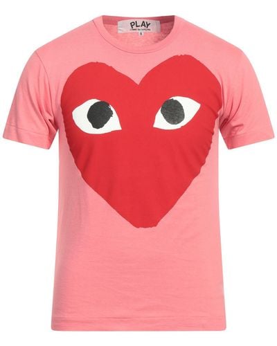 COMME DES GARÇONS PLAY T-Shirt mit Oversized-Herz - Pink