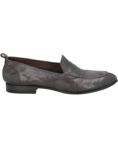 Silvano Sassetti Steel Loafers Leather - Gray